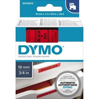Dymo Schriftband 45807 Red Black (S0720870)