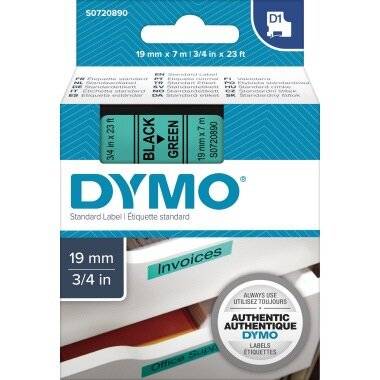 Dymo Schriftband 45809 Green Black (S0720890)