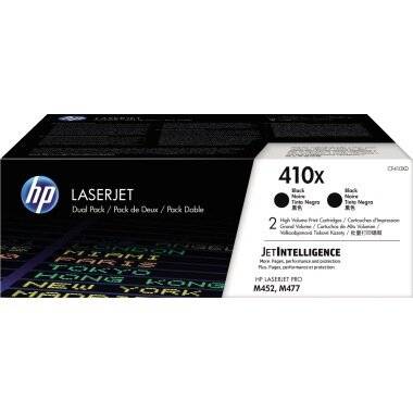HP Toner 410X (CF410XD), Doppelpack, 2x schwarz