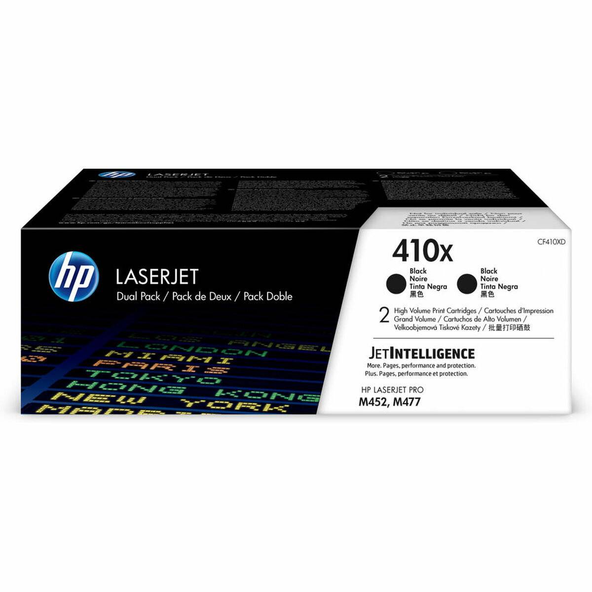 HP Toner 410X (CF410XD), Doppelpack, 2x schwarz