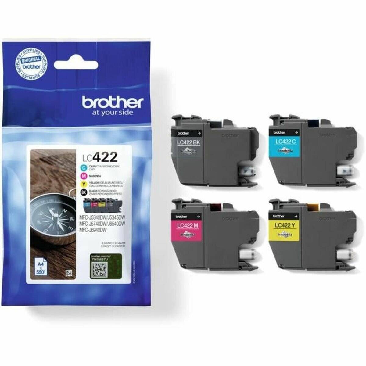 Brother Value Pack sw,c,m,y
