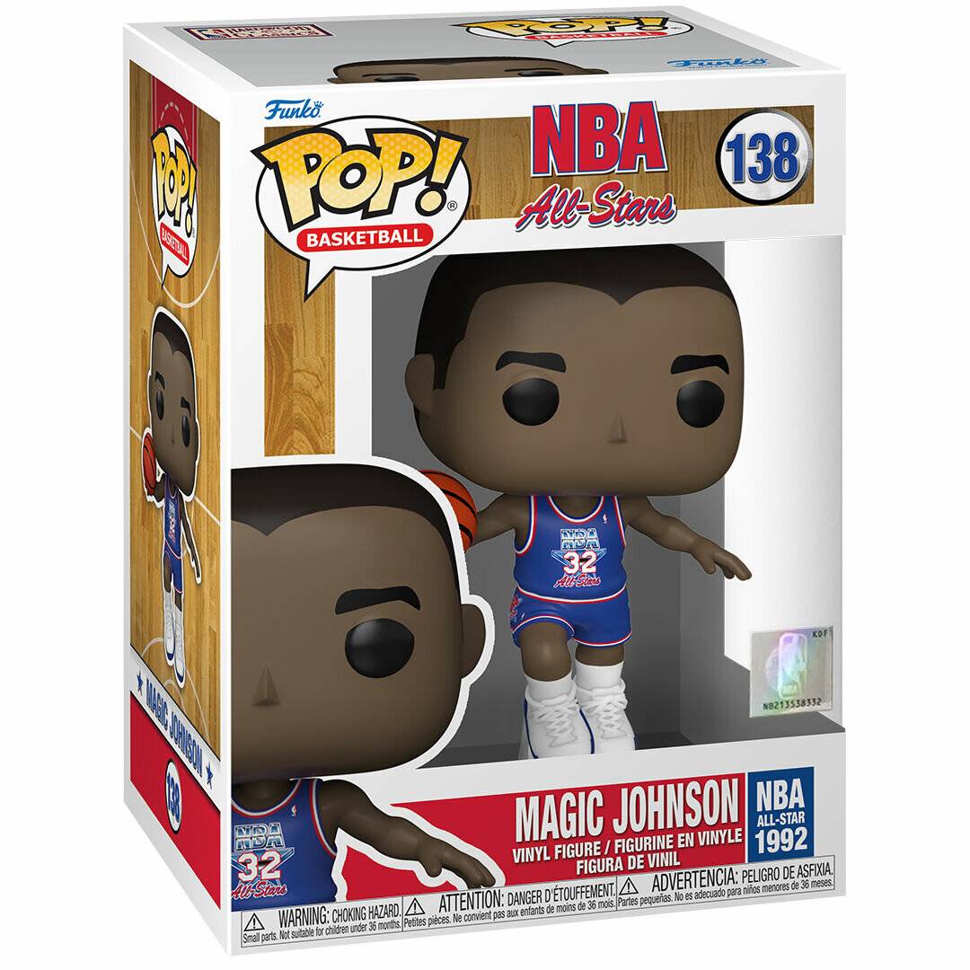 Funko POP NBA: Legenden - Magic Johnson (BlueAllStarUni1991)