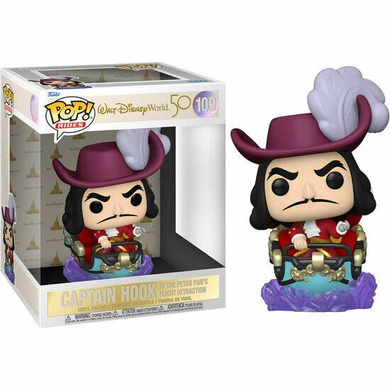 Funko POP Ride: WDW50- Hook auf Peter Pan Flug