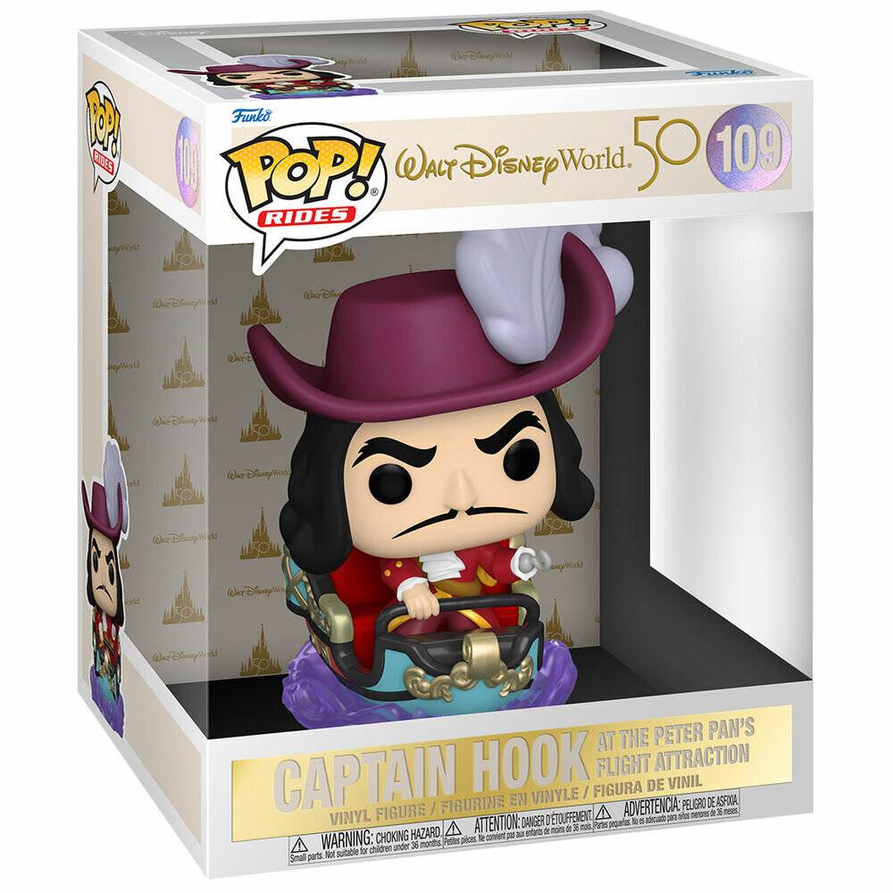 Funko POP Ride: WDW50- Hook auf Peter Pan Flug