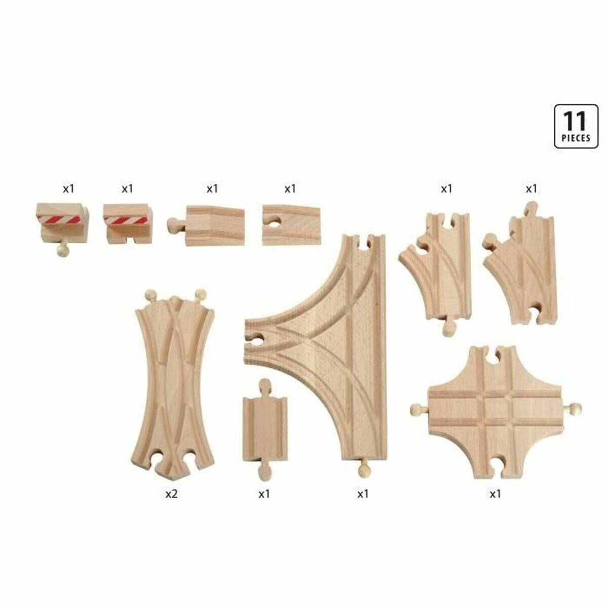 BRIO World Schienen- und Weichensortiment, Bahn (holz)