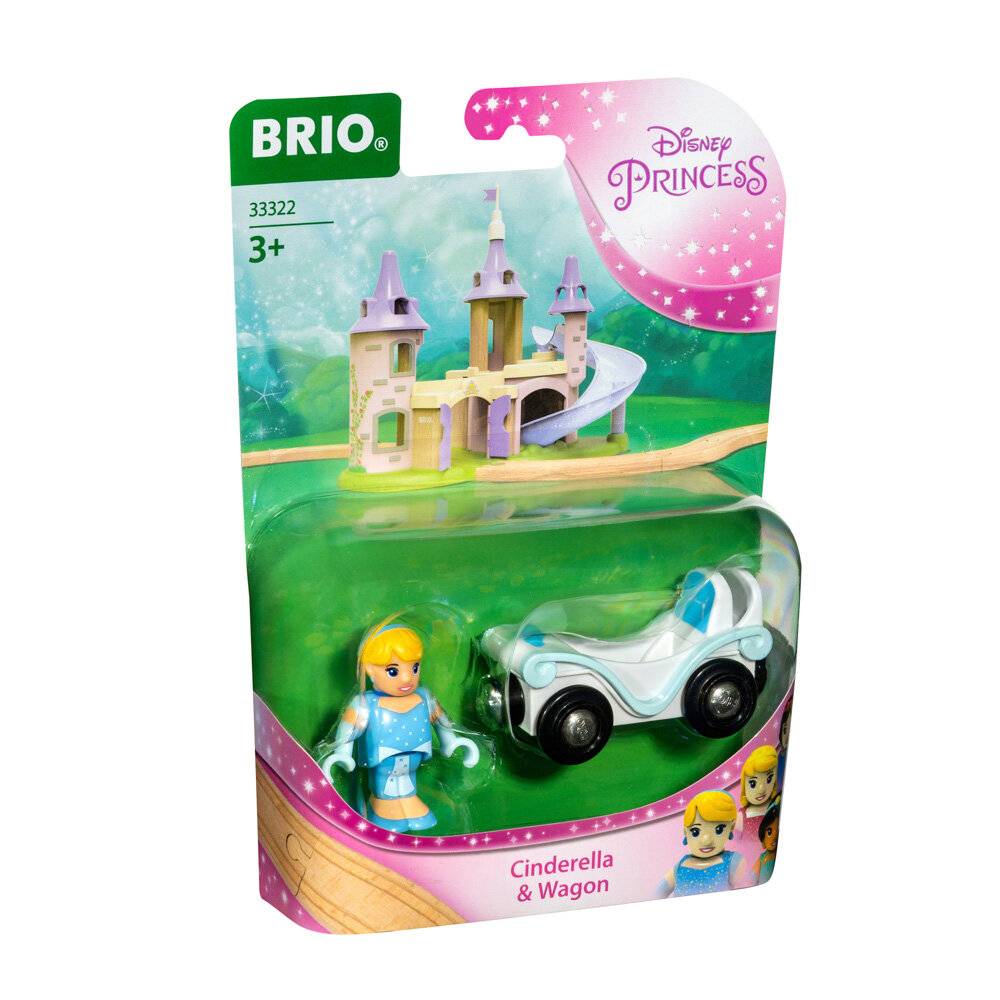 BRIO Disney Princess Cinderella mit Waggon, Spielfahrzeug