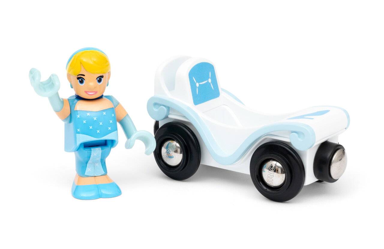 BRIO Disney Princess Cinderella mit Waggon, Spielfahrzeug