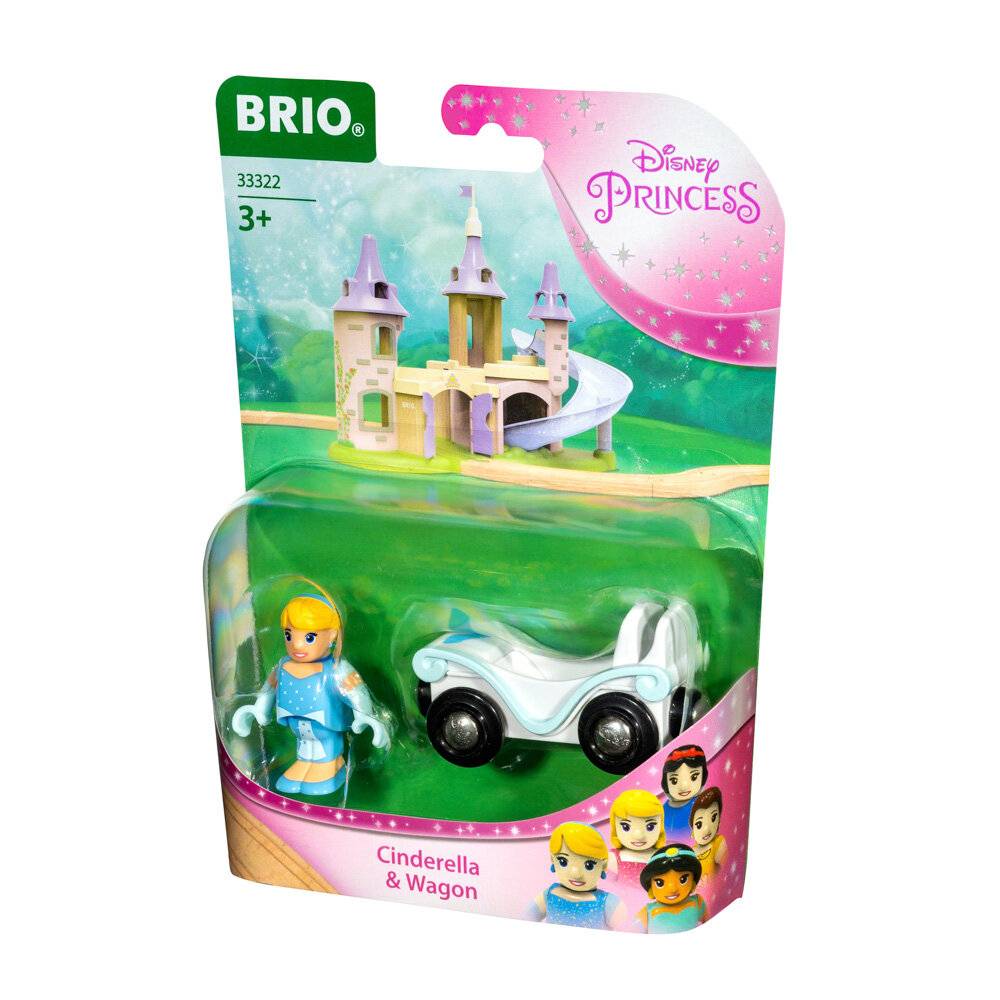 BRIO Disney Princess Cinderella mit Waggon, Spielfahrzeug