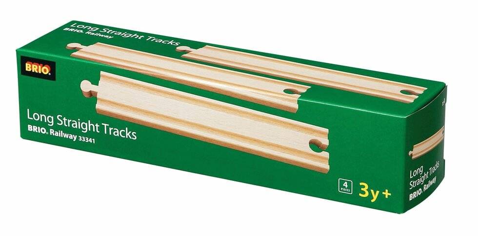 BRIO World 1/1 Gerade Gleise (D), Bahn (holz)