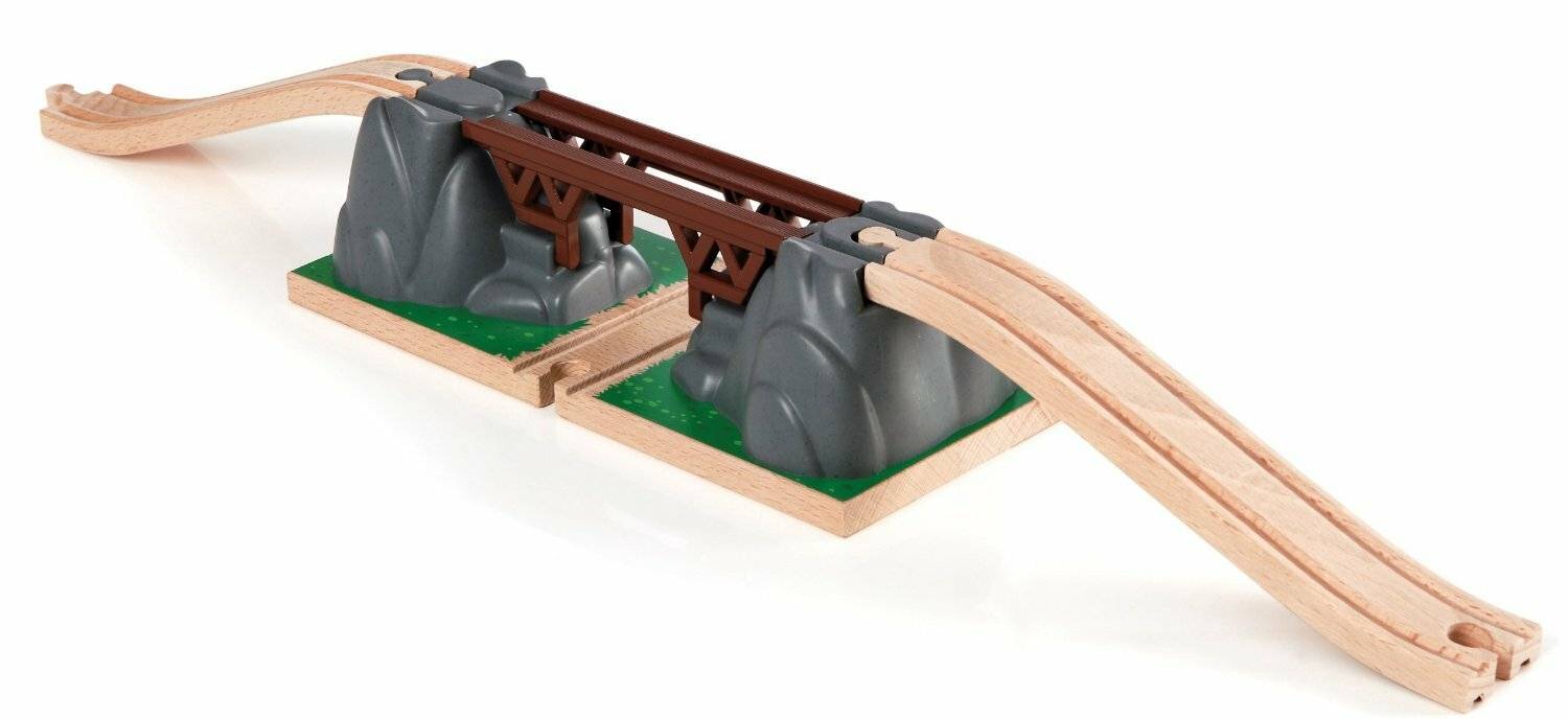 BRIO World EinsturzbrÃ ¼ cke, Bahn (braun/grau)