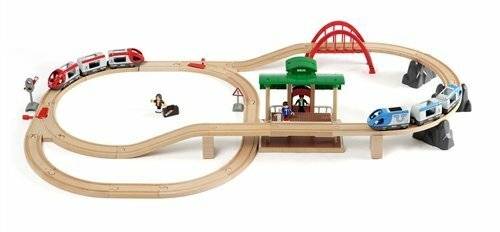 BRIO World GroÃ  es Bahn Reisezug Set