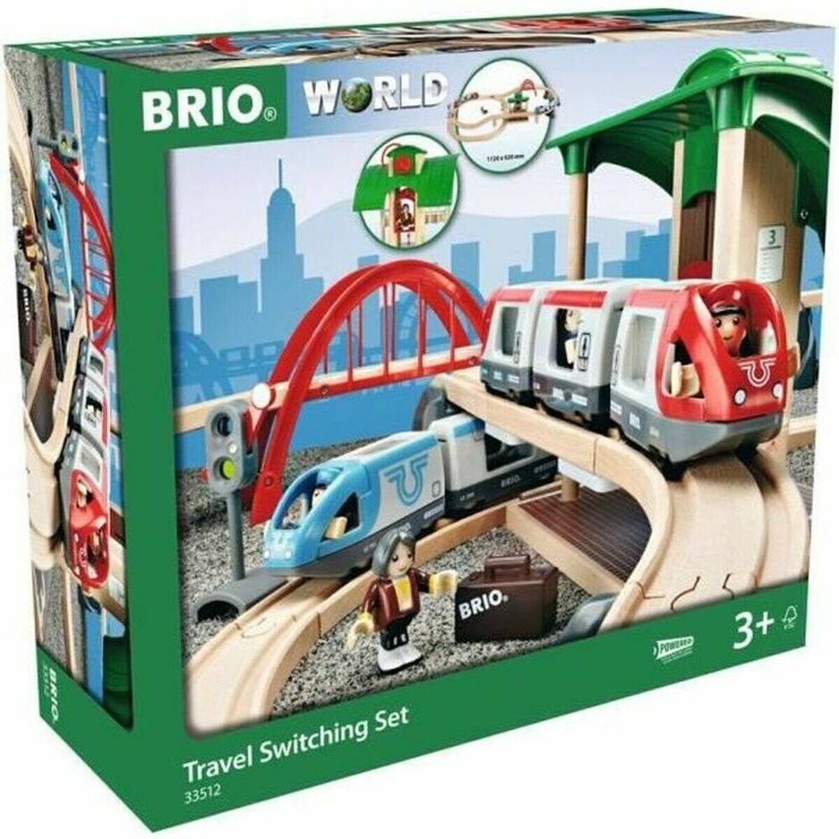 BRIO World GroÃ  es Bahn Reisezug Set