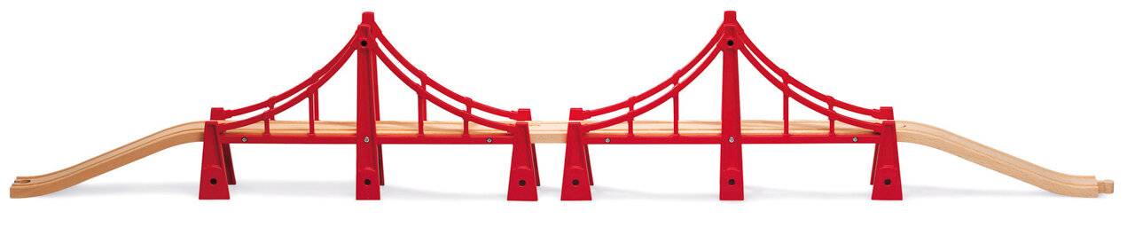 BRIO World HÃ ¤ ngebrÃ ¼ cke, Bahn (rot/braun)