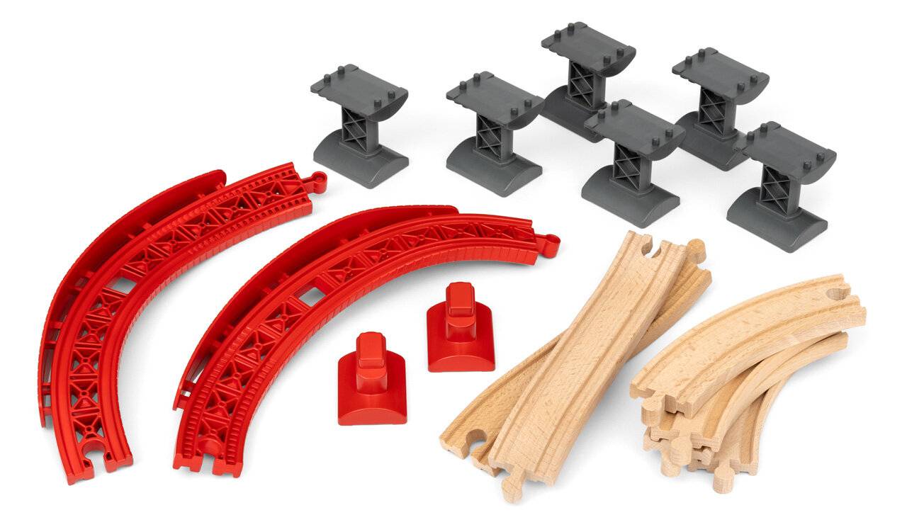 Ravensburger BRIO 63399500 BRIO Schienenpaket Berg und Tal