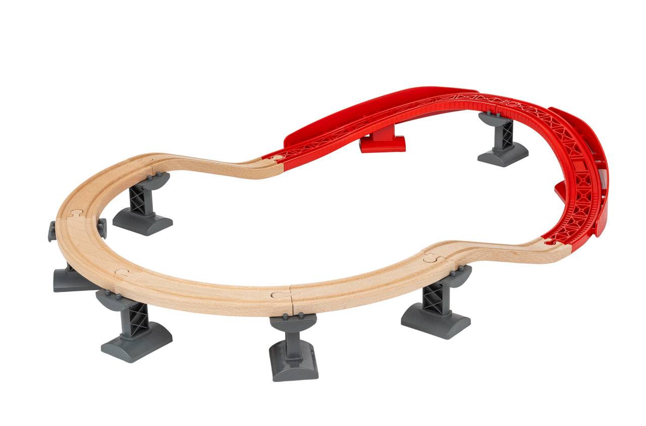 Ravensburger BRIO 63399500 BRIO Schienenpaket Berg und Tal
