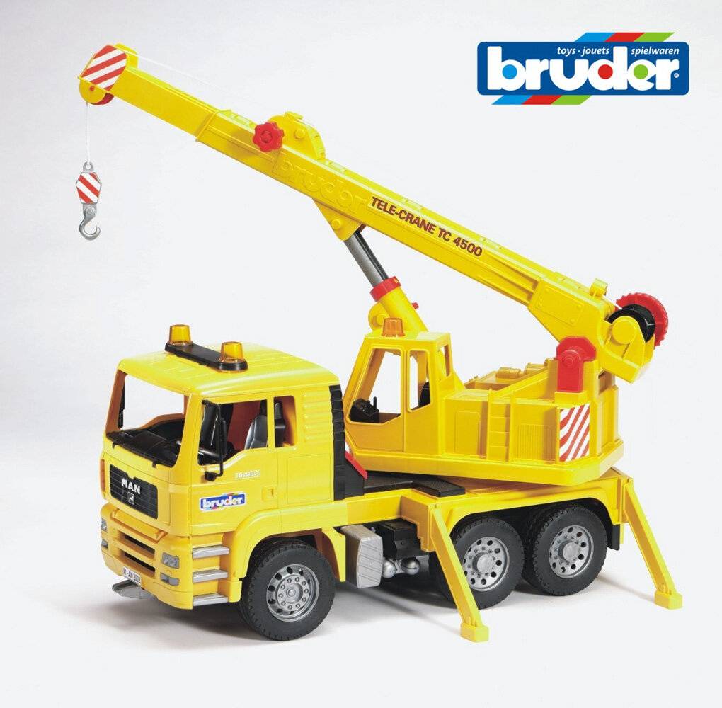 bruder MAN TGA Kran-LKW, Modellfahrzeug (ohne Light and Sound Modul)