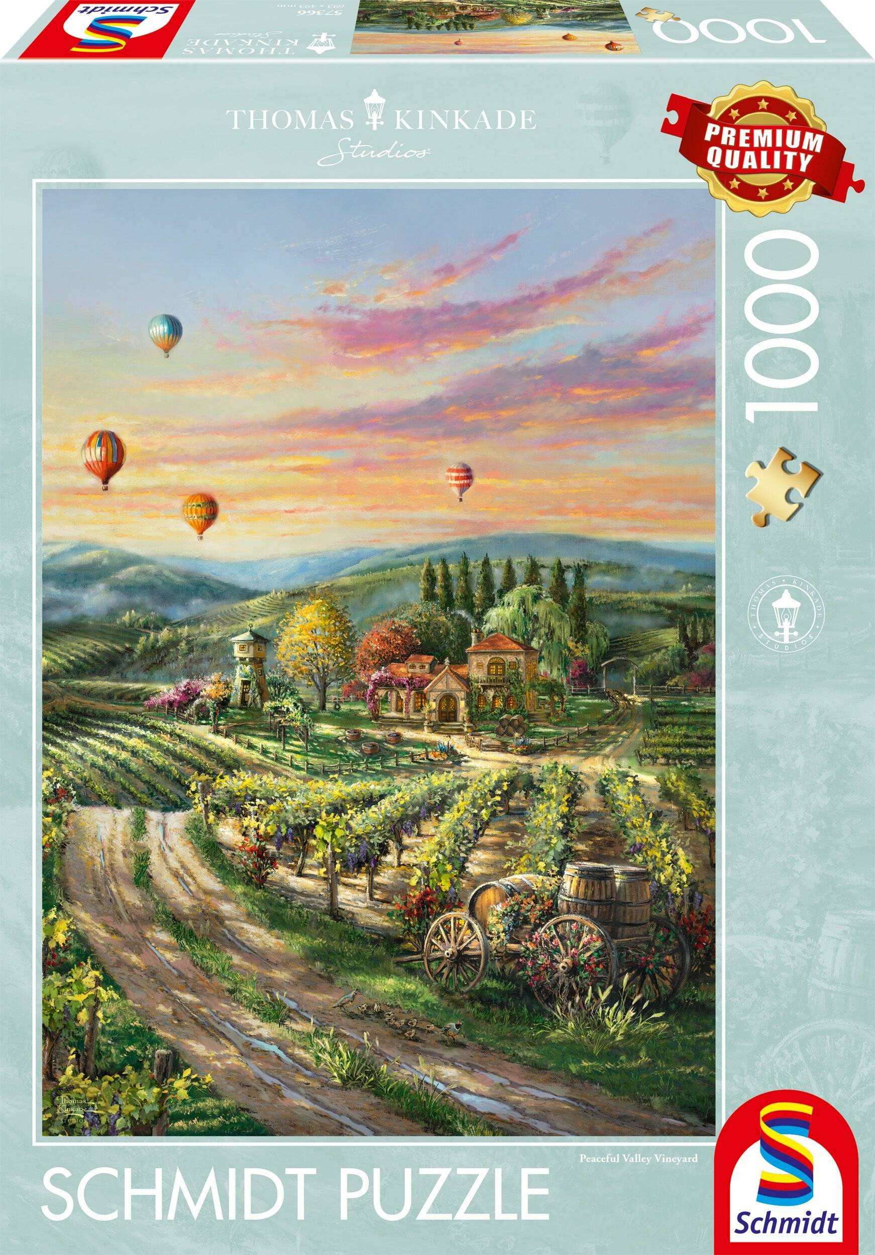 Thomas Kinkade Studios: Peaceful Valley Vineyard