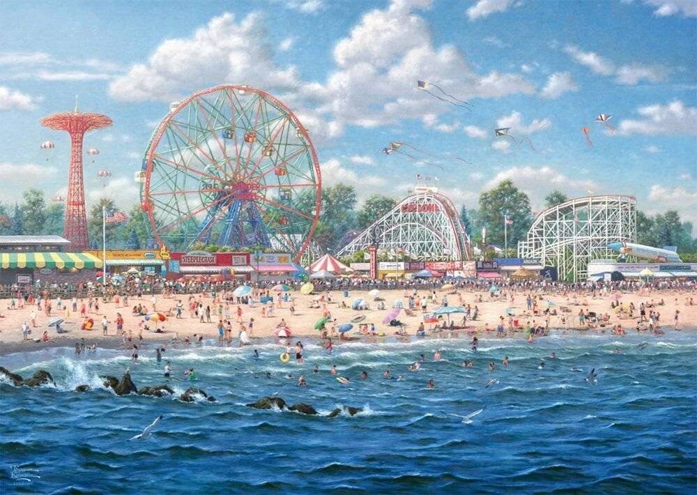 Thomas Kinkade Studios: Puzzle Coney Island