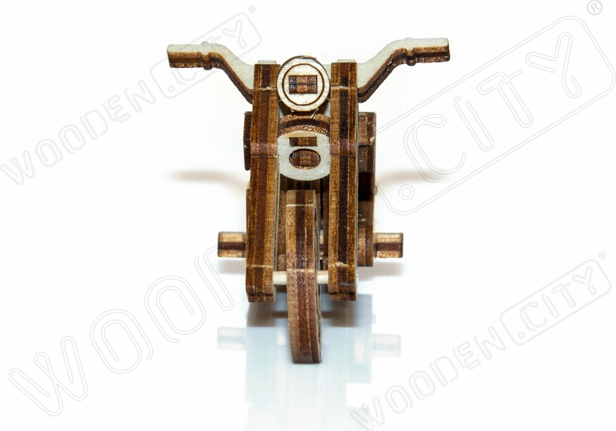 Holz 3D Puzzle Häcksler 10 cm