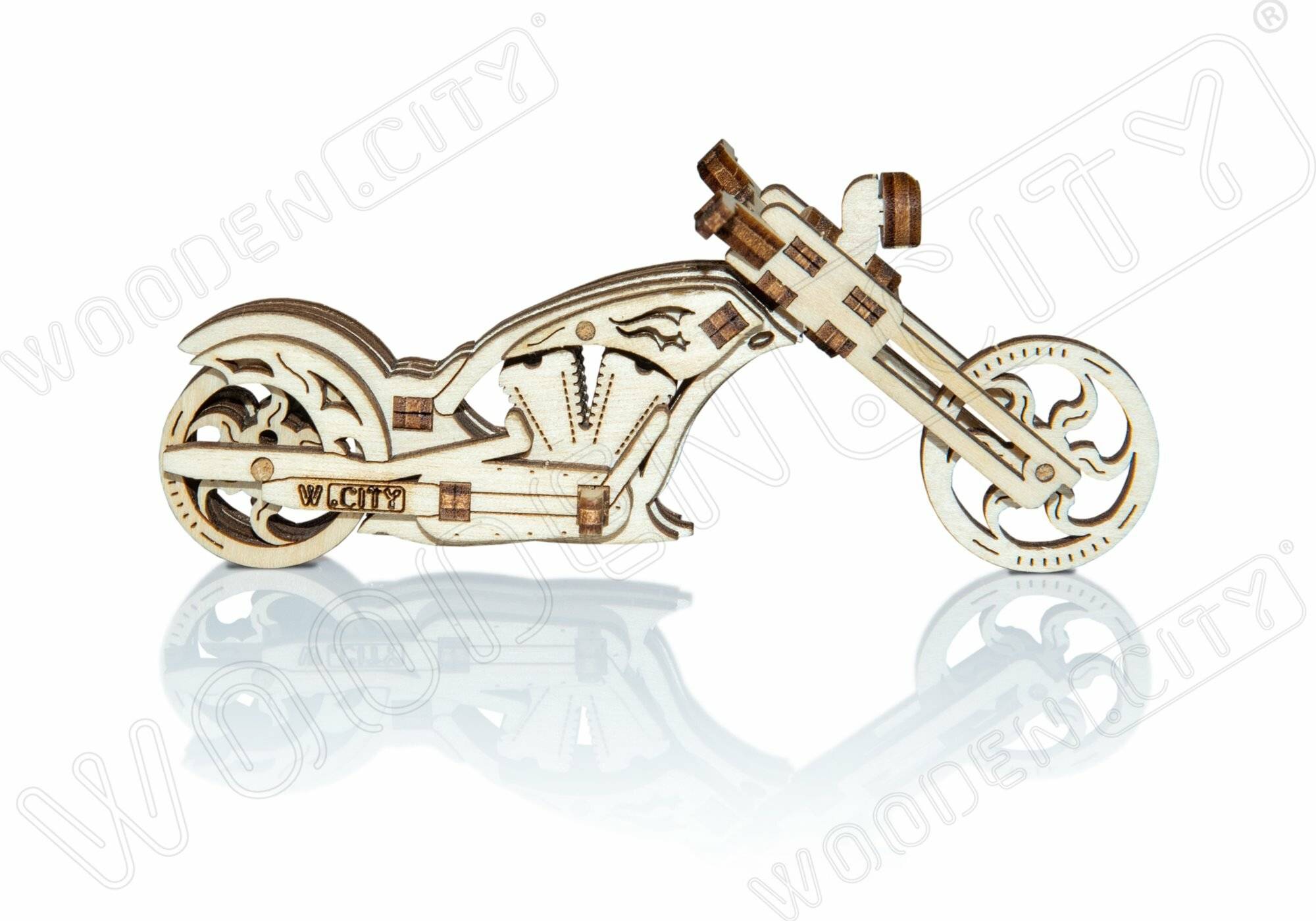 Holz 3D Puzzle Häcksler 10 cm