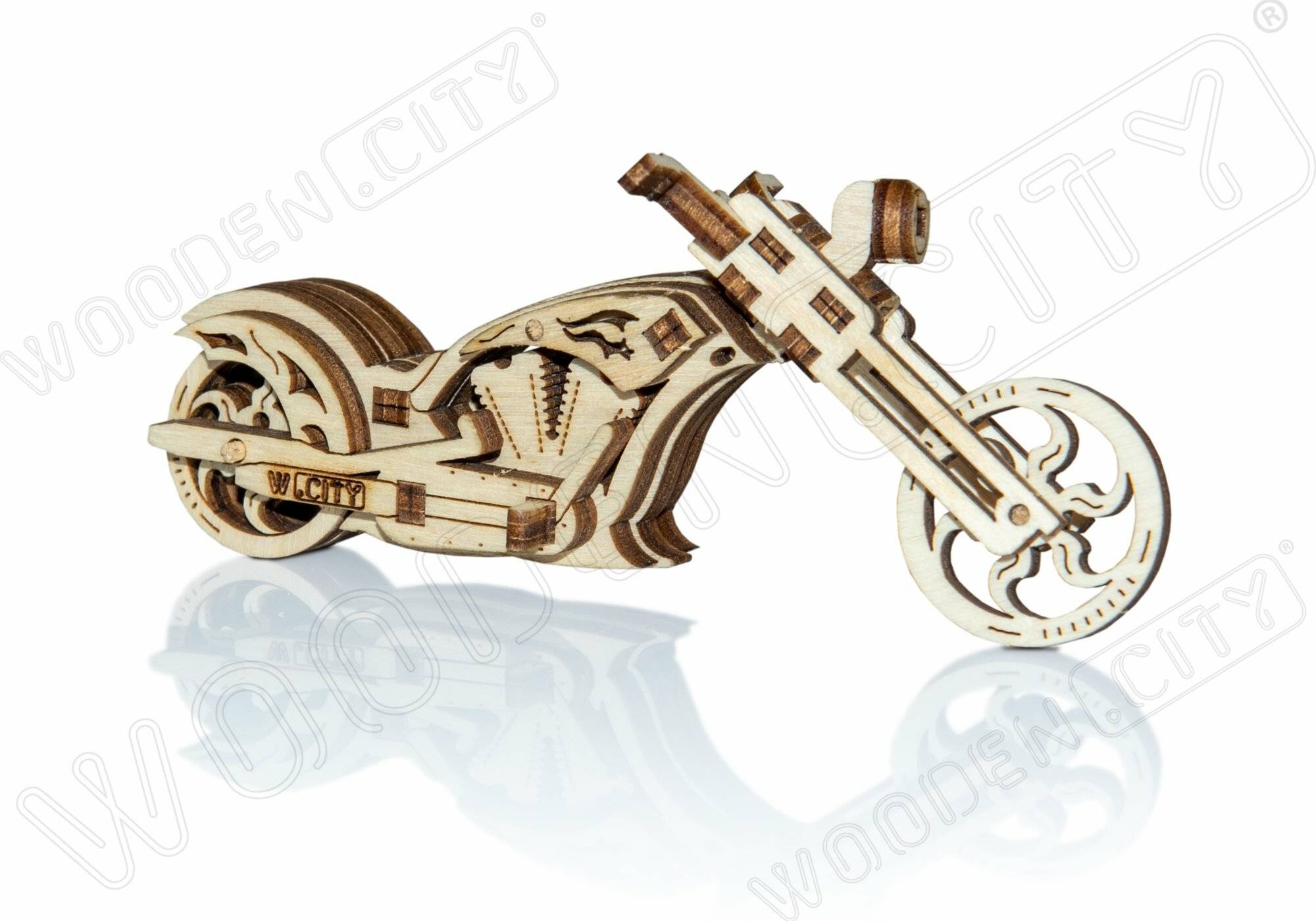 Holz 3D Puzzle Häcksler 10 cm