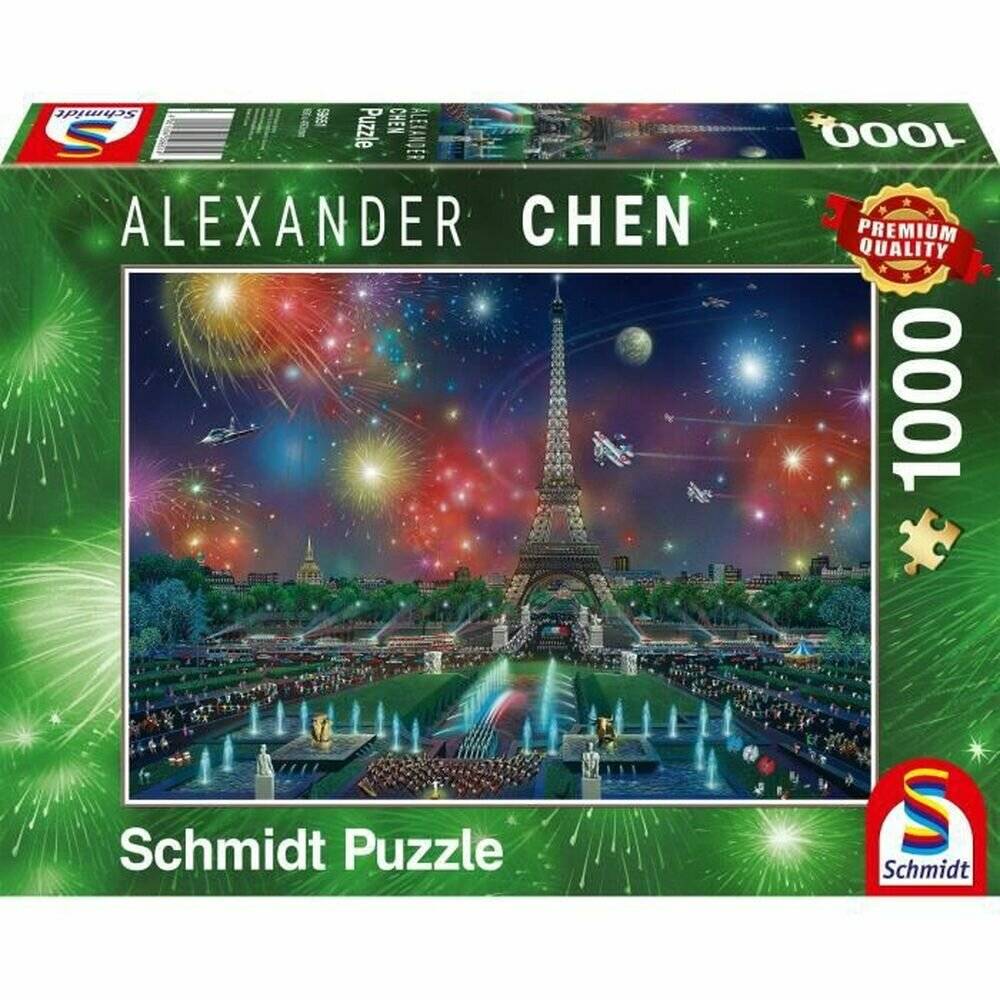 eiffelturm Karton Puzzle 37 cm 1000 Teile