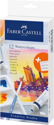 aquarellfarbe 108ml Aluminium weiß/blau 13 Stk