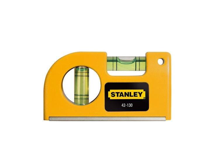 STANLEY KARTUSCHEL NIVEAU 85x47mm MAGNEN