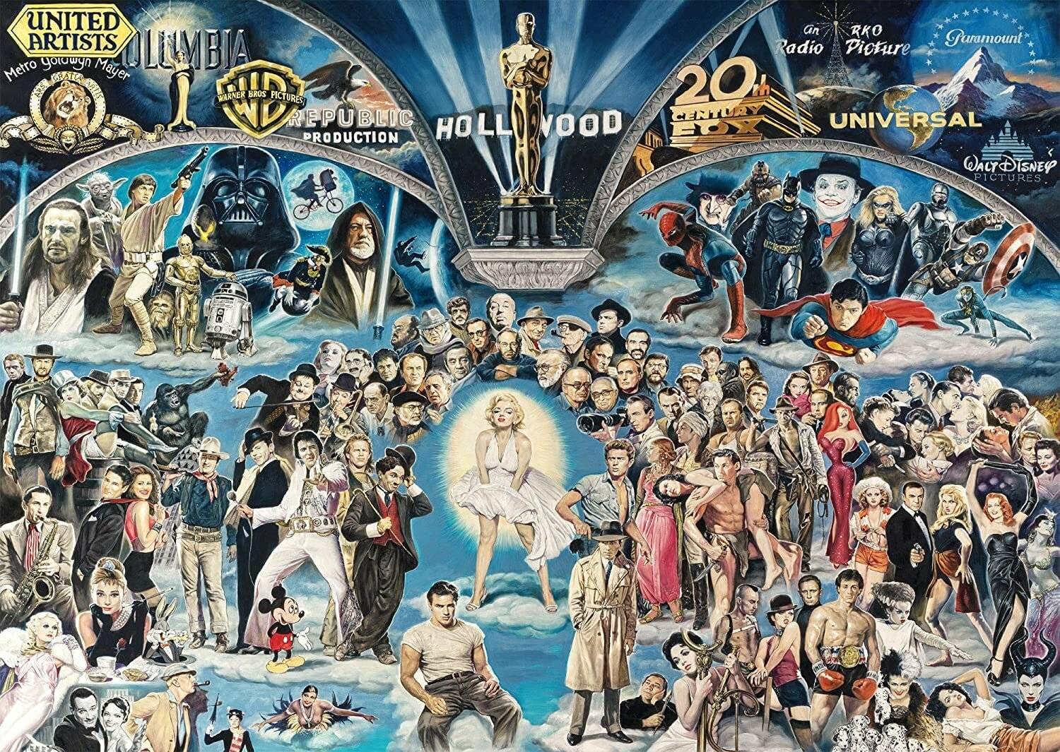 Puzzle Schmidt Spiele Hollywood 69,3 x 49,3 cm 1000 Stücke