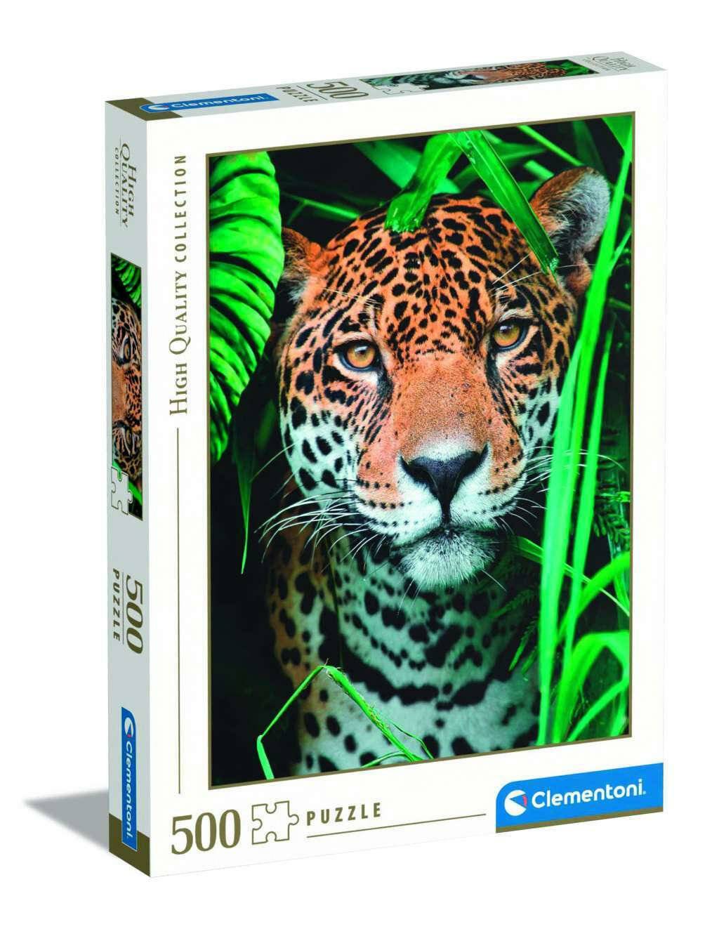 Jaguar im Dschungel Puzzle 500pcs