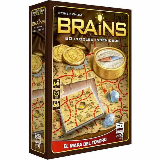 BRAINS Schatzkarte Brettspiel