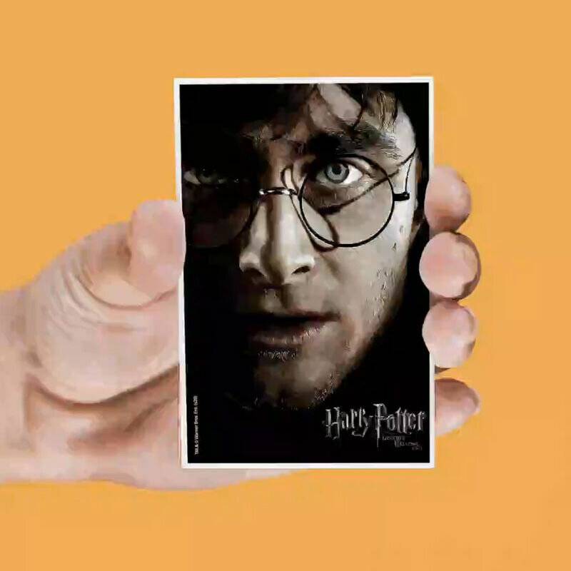 Harry Potter Satz von 4 sortierten Lentikularmagneten