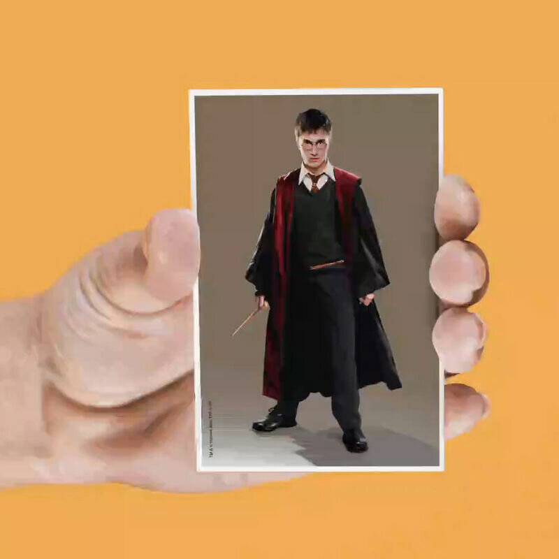 Harry Potter Satz von 4 sortierten Lentikularmagneten