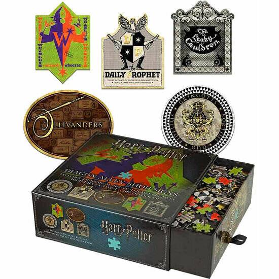Harry Potter Diagon Alley Shop Schilder Puzzle 200pcs
