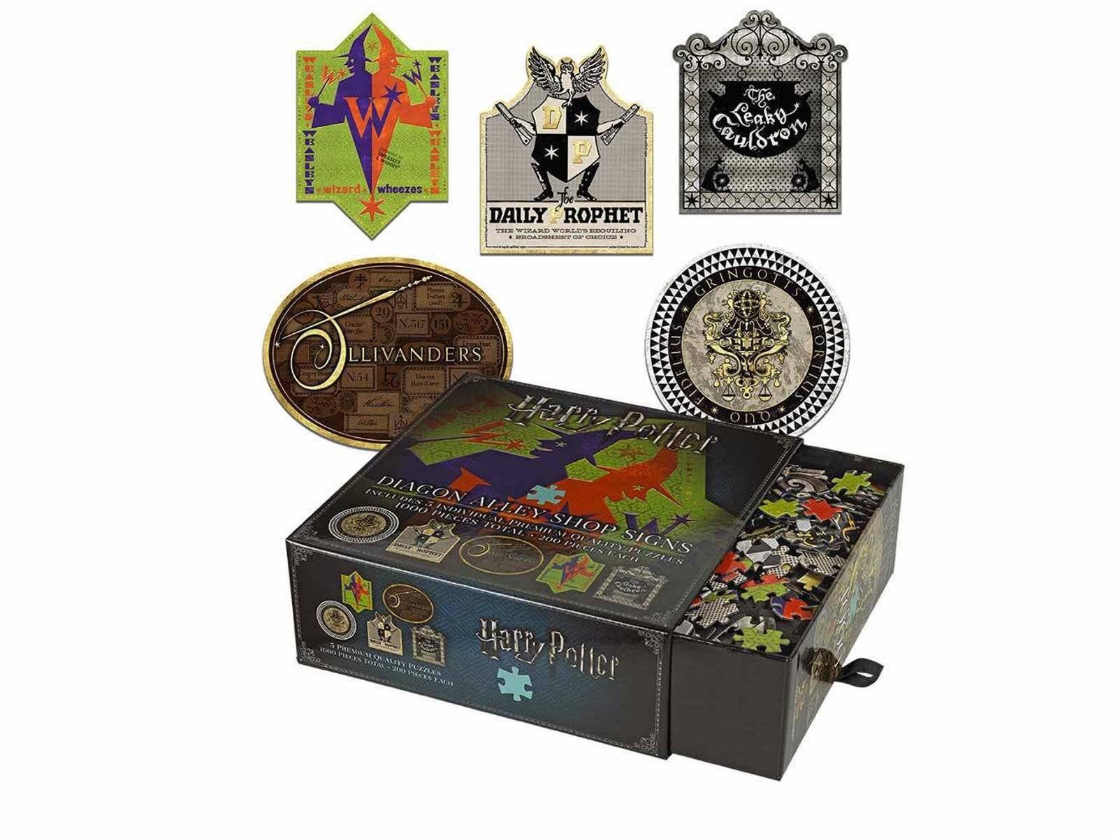 Harry Potter Diagon Alley Shop Schilder Puzzle 200pcs