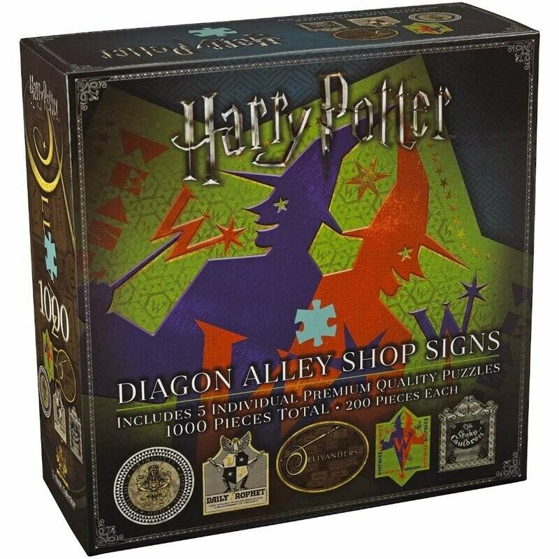Harry Potter Diagon Alley Shop Schilder Puzzle 200pcs