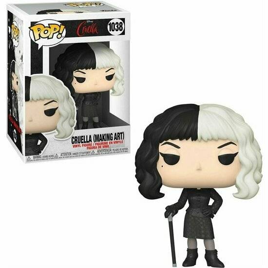 POP-Figur Disney Cruella Herstellung von Kunst