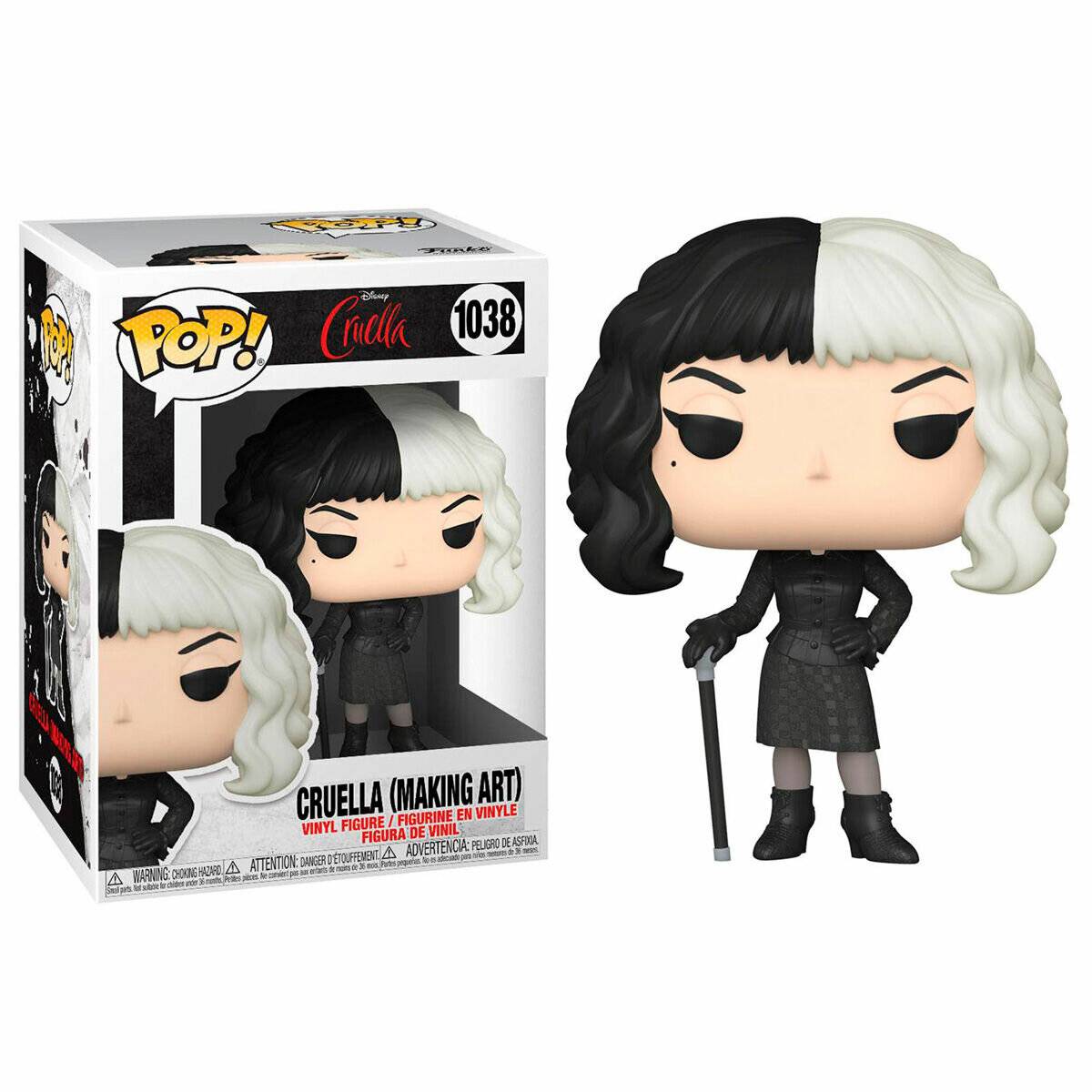 POP-Figur Disney Cruella Herstellung von Kunst