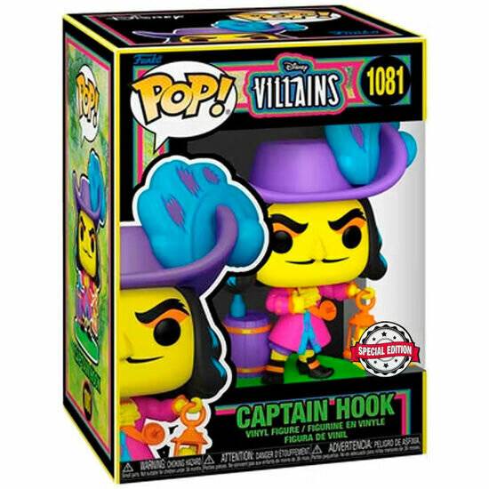 POP-Figur Disney Villains Hook Black Light Exklusiv