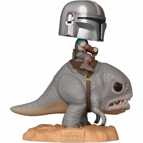 POP Figur Star Wars Mandalorian Der Mandalorianer auf Blurg
