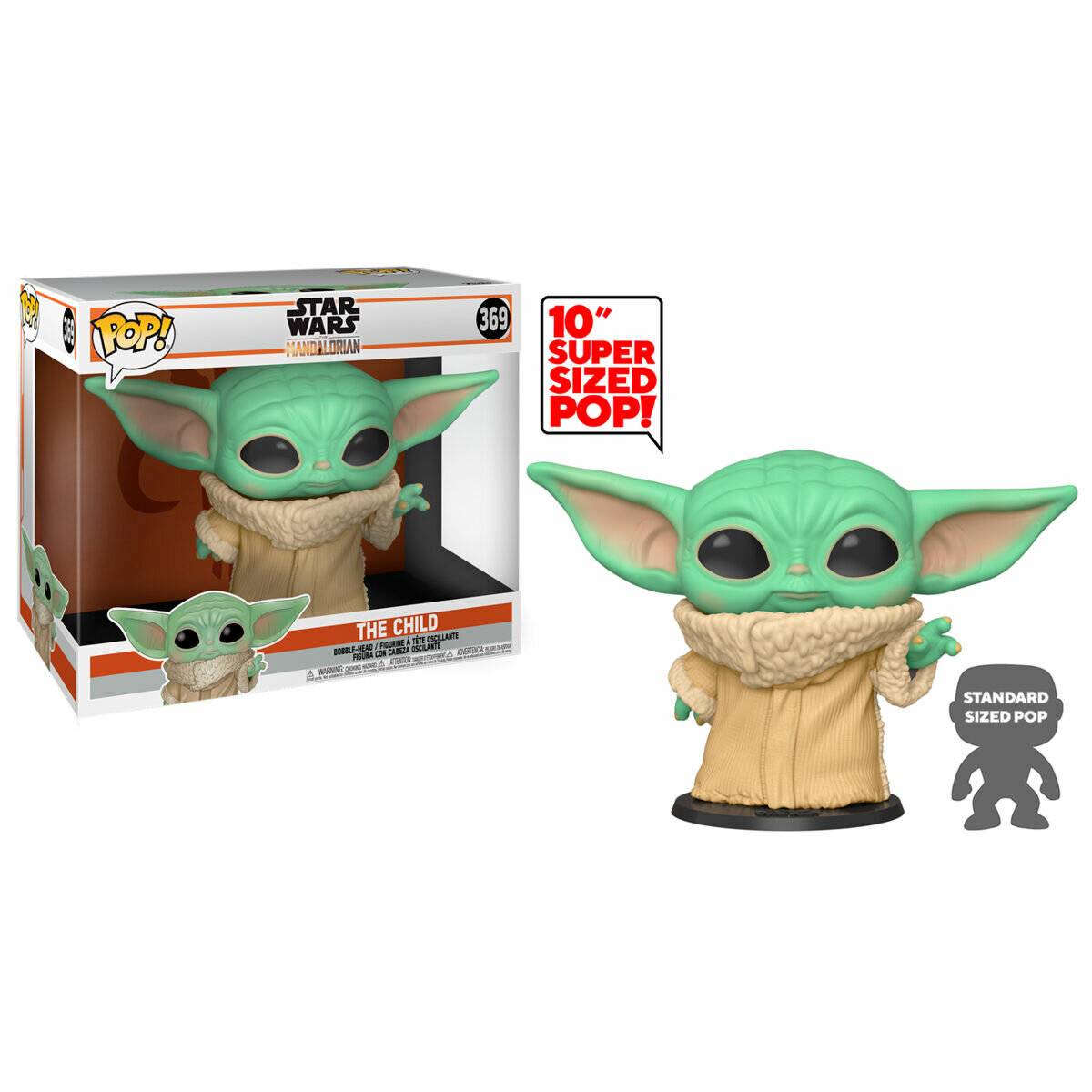 POP Figur Star Wars Mandalorian Yoda Das Kind 25cm