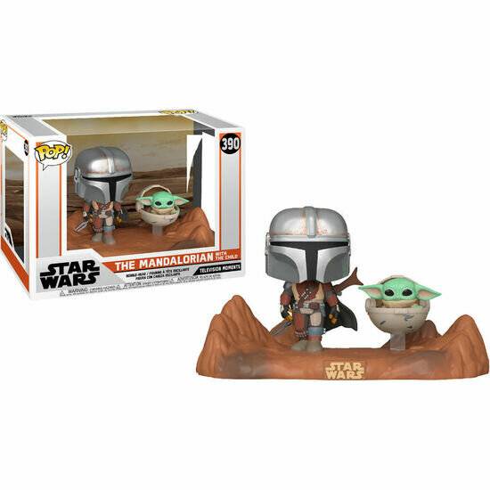 POP! Moment Star Wars - Mandalorian & Child (11,4 x 20,3 cm)