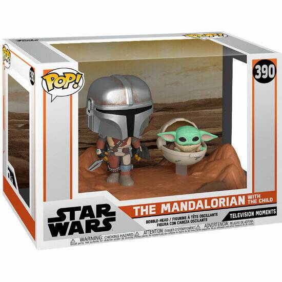 POP! Moment Star Wars - Mandalorian & Child (11,4 x 20,3 cm)
