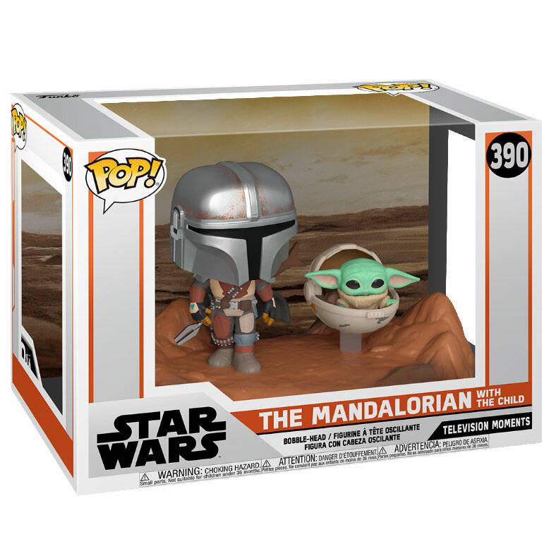 POP! Moment Star Wars - Mandalorian & Child (11,4 x 20,3 cm)