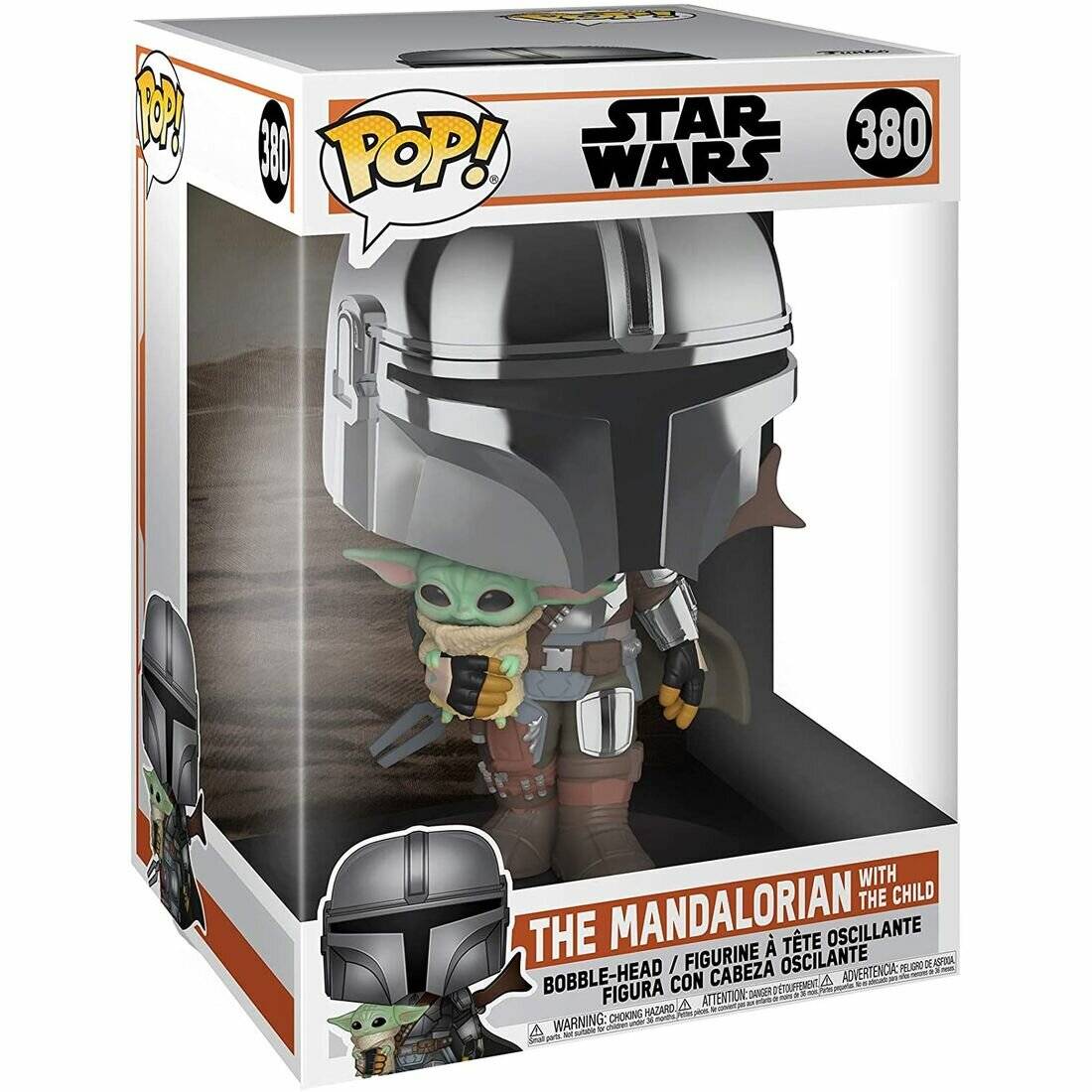 POP Figur Star Wars Mandalorianer mit Yoda Kind 25cm