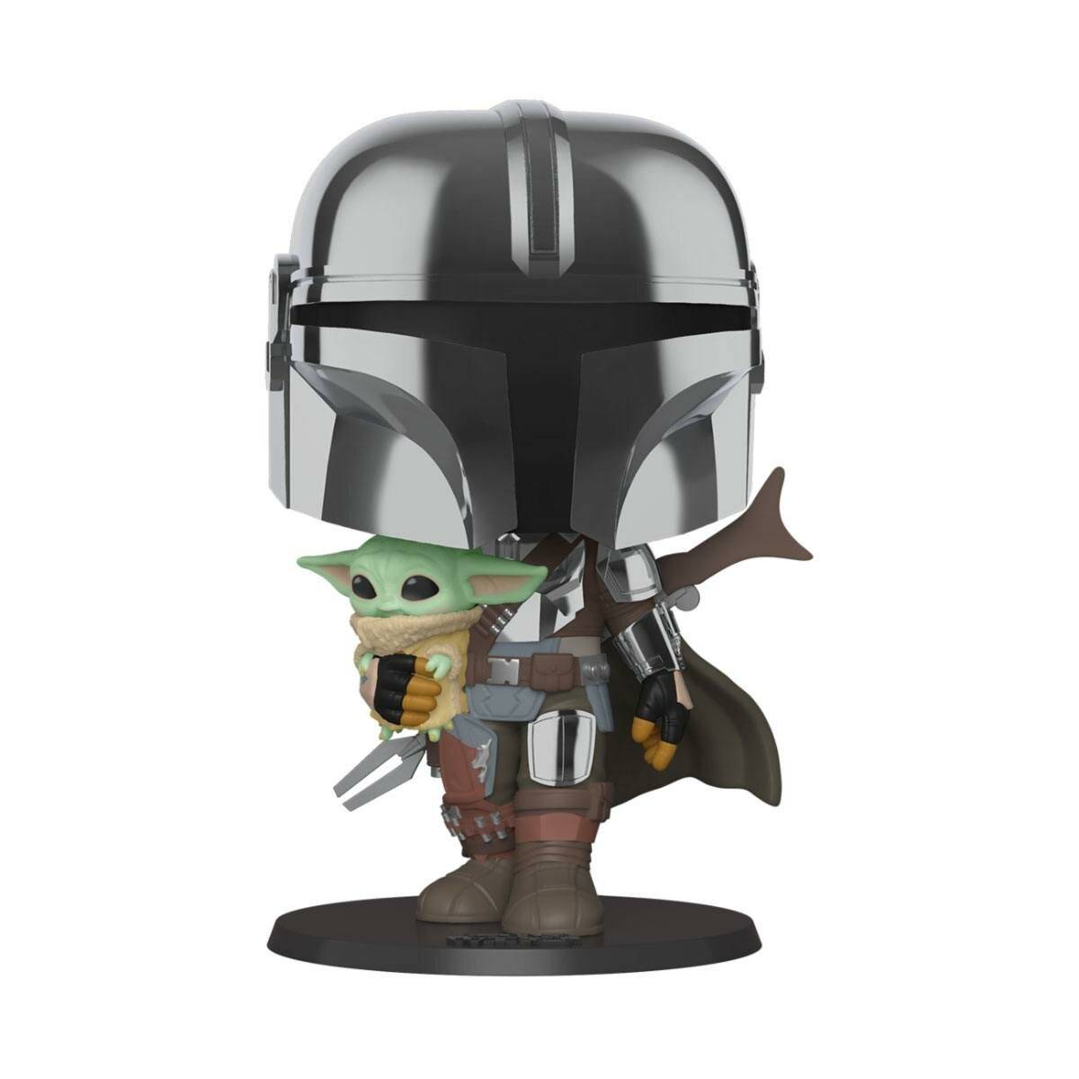 POP Figur Star Wars Mandalorianer mit Yoda Kind 25cm