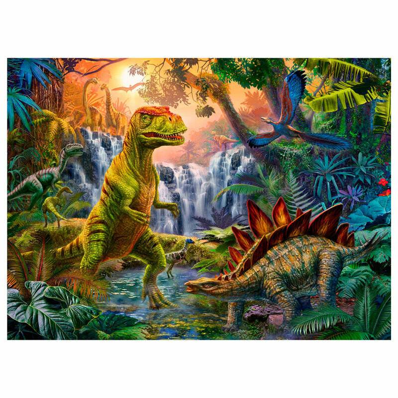 Dinosaurier-Oase-Puzzle XLL 100 Stück