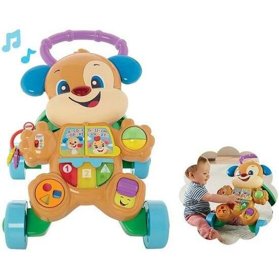 Gehhilfe auf Rädern Fisher Price Sound Hund Lichter Mehrsprachig