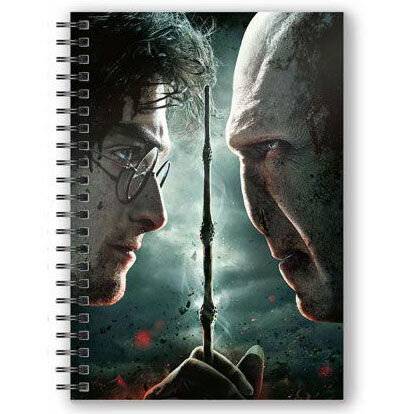 Harry Potter Notizbuch mit 3D-Effekt Harry Potter vs. Voldemort