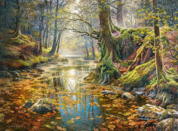 puzzle Reminiszenz an den Wald 2000 Teile